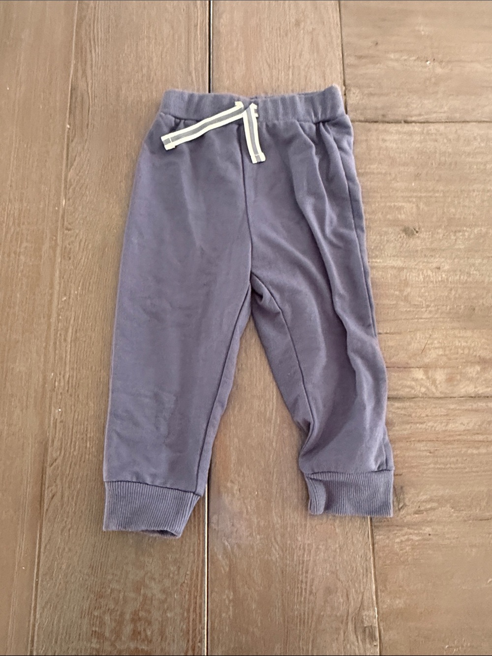 Kids Purple Jogger Pants with Drawstring